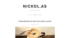 Desktop Screenshot of nickol.as